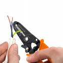 Praktyczny Ściągacz izolacji do kabli elektroniki 0,6 - 2,6 mm + szczypce