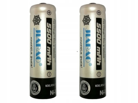 AKUMULATORKI BATERIE BATERIA AA 5500mAh R6 2szt kpl DO WIELOKROTNEGO UŻYTKU AKUMULATORKI BATERIE BATERIA AA 5500mAh R6 2szt kpl DO WIELOKROTNEGO UŻYTKU