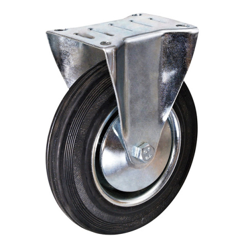 Kółko stałe 125mm Kółko koło wózka gumowe Kółko stałe 125mm Kółko koło wózka gumowe