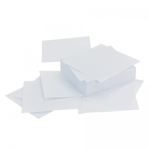 Karteczki Biurkowe Nieklejone 85x85x47mm 500 sztuk Karteczki Biurkowe Nieklejone 85x85x47mm 500 sztuk