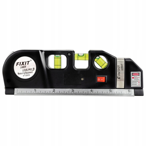 POZIOMICA LASEROWA LED Z MIARĄ 250 CM BATERIE METR(12) POZIOMICA LASEROWA LED Z MIARĄ 250 CM BATERIE METR(12)