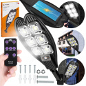 LAMPA SOLARNA LED LATARNIA ULICZNA OGRODOWA CZUJNIK RUCHU ZMIERZCHU PILOT 150W 400lm