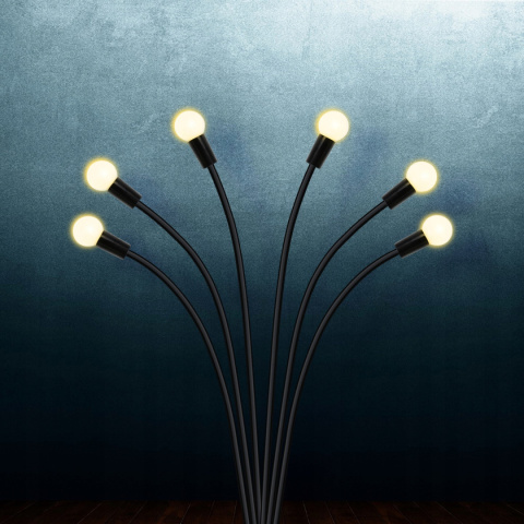 LAMPA SOLARNA wbijana 6xLED Kulki Biały Ciepły 70cm PIĘKNE LAMPA SOLARNA wbijana 6xLED Kulki Biały Ciepły 70cm PIĘKNE