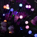 Lampa solarna wbijana 6xLED Kulki RGB Kolorowe 70cm Piękne