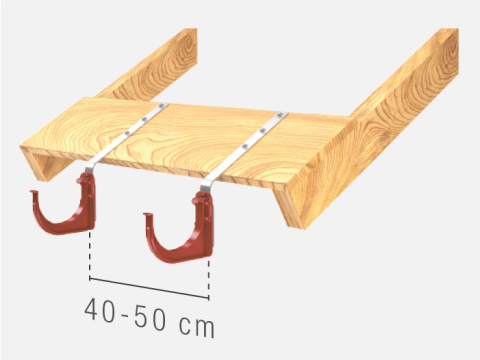 BRYZA Listwa mocująca do uchwytu PVC 100mm / PROSTA OC BRYZA Listwa mocująca do uchwytu PVC 100mm / PROSTA OC