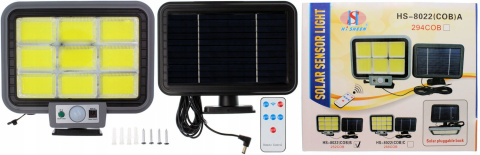 Lampa Solarna LED 200W z Czujnikiem Ruchu i Zmierzchu Lampa Solarna LED 200W z Czujnikiem Ruchu i Zmierzchu