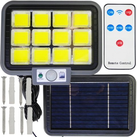 Lampa Solarna LED 200W z Czujnikiem Ruchu i Zmierzchu Lampa Solarna LED 200W z Czujnikiem Ruchu i Zmierzchu