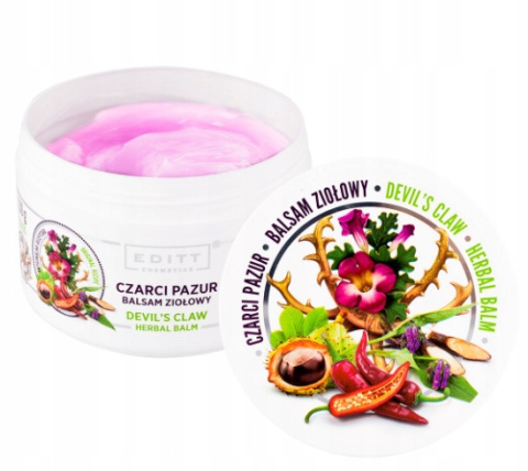 Balsam przeciwbólowa na bóle mięśniowo-stawowe Czarci Pazur 230 ml 230 g Balsam przeciwbólowa na bóle mięśniowo-stawowe Czarci Pazur 230 ml 230 g