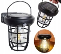 Lampa VINTAGE LAMPION KINKIET SOLARNY E27 LOFT RETRO ŻARÓWKA CAMPING LED