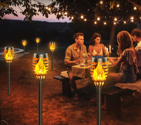NAJWIĘKSZA POCHODNIA SOLARNA XXL LAMPA LED OGRODOWA PŁOMIEŃ WBIJANA 78cm NAJWIĘKSZA POCHODNIA SOLARNA XXL LAMPA LED OGRODOWA PŁOMIEŃ WBIJANA 78cm