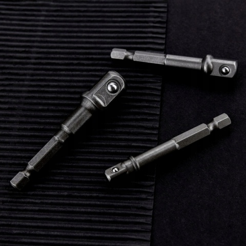 Zestaw nasadek ADAPTERY HEX klucze kpl 3 szt