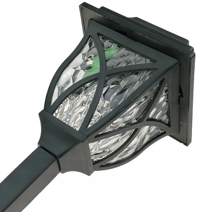 LAMPA SOLARNA LED OGRODOWA LATARENKA wbijana solar 45 cm ozdoba kryształ Marka Vergionic