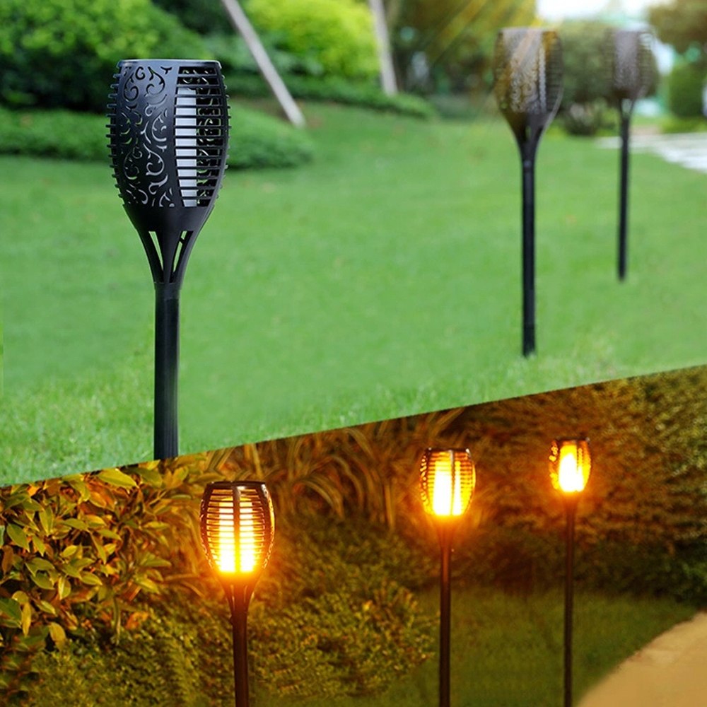 LAMPA SOLARNA LED POCHODNIA EFEKT PŁOMIENIA OGIEŃ EAN 5952230800620